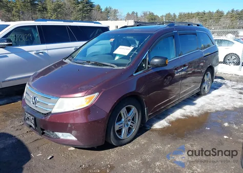 2012 Honda Odyssey Touring/Touring Elite from USA, damaged, VIN 5FNRL5H94CB067852